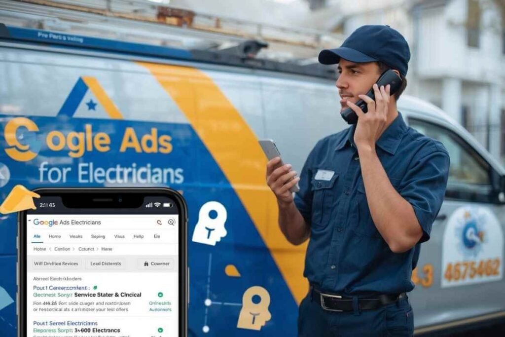 Electricians get more jobs and business revenue through the Google Ads for Electricians.