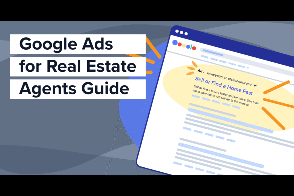 Google ads for the real estate agents for get the more leads by the google ads.